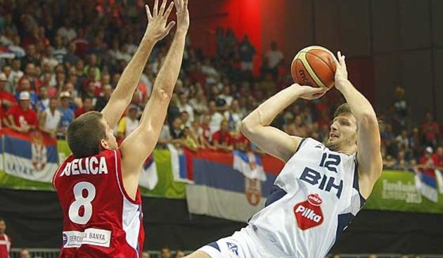 BiH – Srbija, foto: eurobasket2013.org