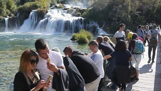 Nacionalni park Krka bilježi rekordan broj posjetitelja. Photo: Duško Jaramaz/PIXSELL