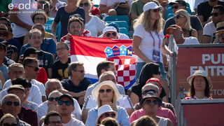 Davis Cup: Vruća navijačka atmosfera u meču Ćilića i Querreya