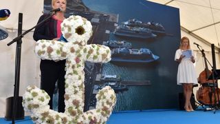 Predsjednica Kolinda Grabar Kitarović otvorila radove na zgradi putničkog terminala u Gaženici. Photo: Dino Stanin/PIXSELL Predsjednica Kolinda Grabar Kitarović otvorila radove na zgradi putničkog terminala u Gaženici. Photo: Dino Stanin/PIXSELL