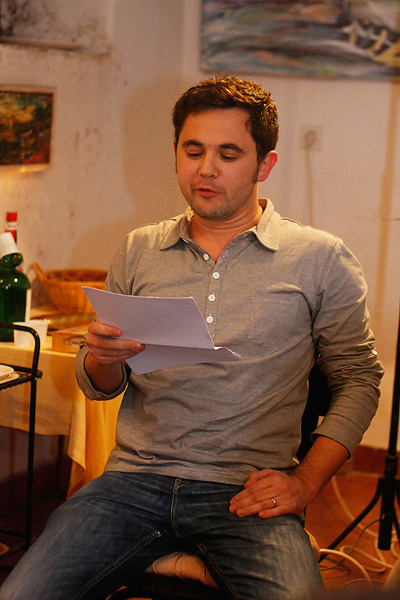 Roman Simić kod “ZaPis”-a u atelieru “Benini” Roman Simić kod “ZaPis”-a u atelieru “Benini”