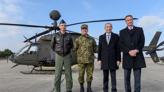 Zemunik: Predstavljena Eskadrila helikoptera OH-58D Kiowa Warrior