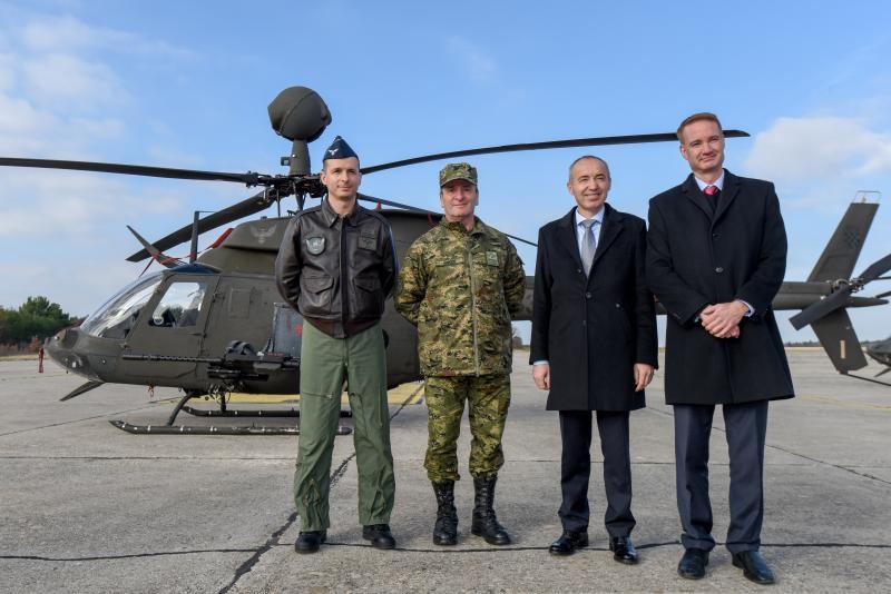 Zemunik: Predstavljena Eskadrila helikoptera OH-58D Kiowa Warrior