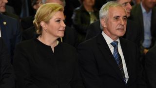Predsjednica Kolinda Grabar Kitarović na svečanoj sjednici županijske skupštine, foto: Dino Stanin/PIXSELL