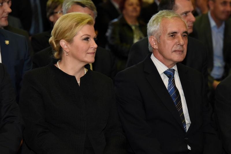 Predsjednica Kolinda Grabar Kitarović na svečanoj sjednici županijske skupštine, foto: Dino Stanin/PIXSELL