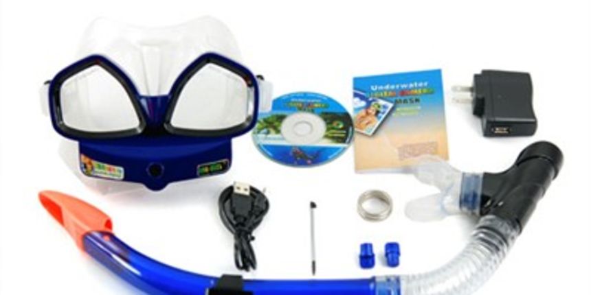 Maska za ronjenje fotografira i snima video