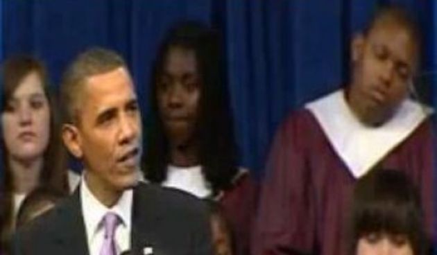 Zaspao za vrijeme Obaminog govora (Metro-portal.hr)