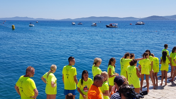 Sasvim osoban doživljaj – 10. dm Millennium Jump sa zadarske rive. Foto: Mladen Malik Barba Sasvim osoban doživljaj – 10. dm Millennium Jump sa zadarske rive. Foto: Mladen Malik Barba