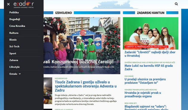 Redizajniran portal eZadar.hr