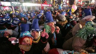 Doček Nove 2009. godine u New Yorku