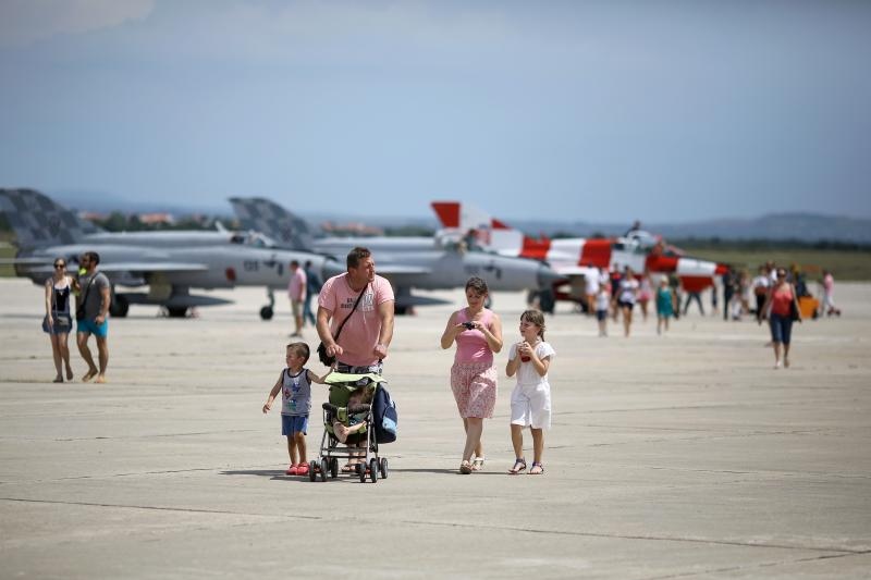 Dan otvorenih vrata Zračne baze Zemunik 5. kolovoza 2014., Foto: Filip Brala/PIXSELL