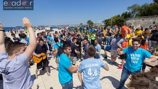 Ludijada zadarskih maturanata na Pozdravu suncu i Morskim orguljama