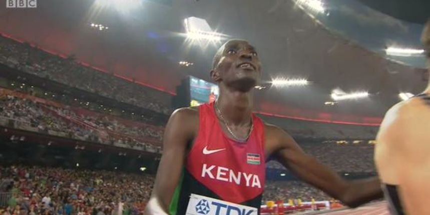 Asbel Kiprop, foto: twitter/bbcsport