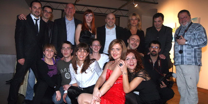 Ekipa Novog radija na bozicnom partiju u Arsenalu Ekipa Novog radija na bozicnom partiju u Arsenalu