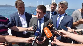 Preuzimanje nove brodice za traganje i spašavanje na moru Preuzimanje nove brodice za traganje i spašavanje na moru