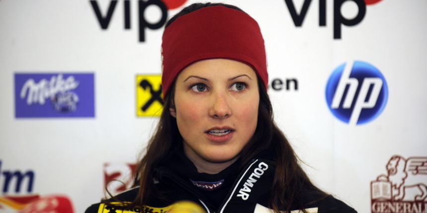 Zagreb, 020111. Press konferencija u hotelu Tomislav pred nadolazecu Audi Fis World Cup skijasku utrku zenskog slaloma Vip Snow Queen Trophy na Sljemenu. Na slici: Ana Jelusic hrvatska skijasica. Foto: Drago Sopta / CROPIX