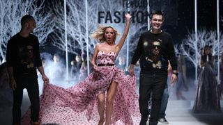 Zagreb – Perwoll Fashion.hr, revija ELFS. Maja Suput i dvojac ELFS, Aleksandar Sekuljica i Ivan Tandaric. Photo: Borna Filic/PIXSELL