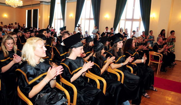 Svecana dvorana Sveucilista u Zadru: Promocija diplomiranih studenata 3. srpnja, Foto: Ivan Dilber