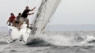 Split, 150909.
Danas je poceo ACI Match Race Cup koji se odrzava u Splitu od 15. – 19. 09 2009.
Na fotografiji: sluzbeni trening posada.
Foto: Duje Klaric / CROPIX