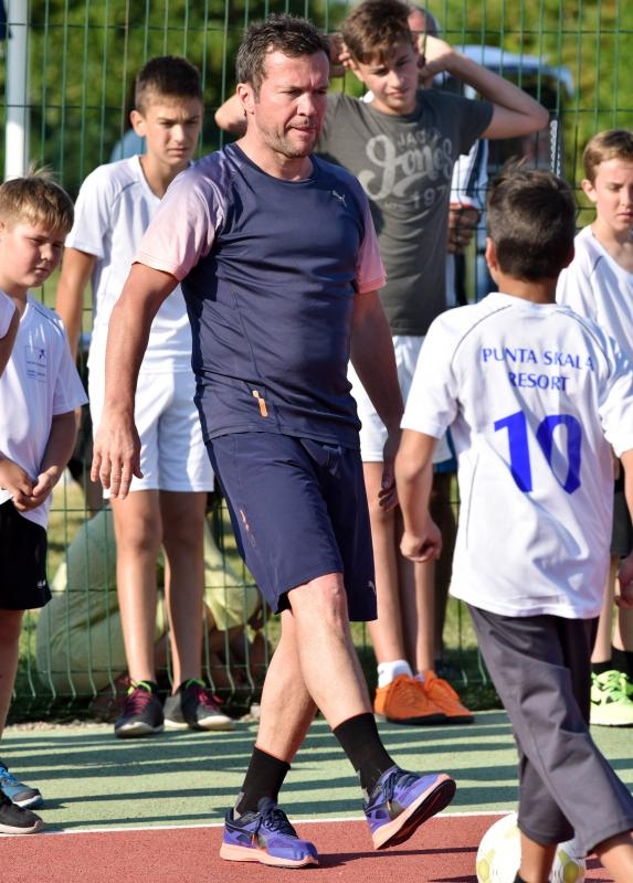Legendarni Lothar Matthäus trenirao s klincima na Punta Skali. Photo: Hrvoje Jelavić/PIXSELL