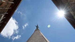 Pogled sa zvonika zadarske katedrale sv. Stošije, Foto: Dino Stanin/PIXSELL