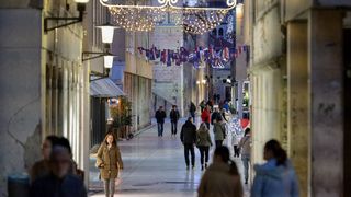 Blagdanske dekoracije u centru Zadra Blagdanske dekoracije u centru Zadra