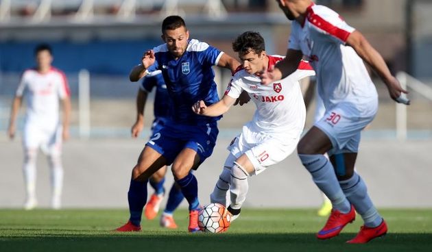 11.07.2015., Zagreb, Kranjceviceva – MAXtv 1. HNL, 1. kolo NK Zagreb – NK Osijek. Tomislav Sorsa, Filip Krovinovic Photo: Igor Kralj/PIXSELL