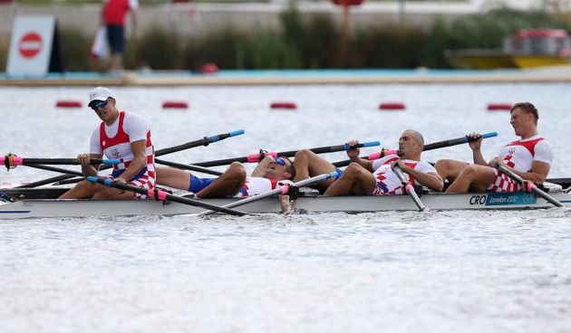 Hrvatski cetverac na parice u sastavu Valent Sinkovic, Damir Martin, Martin Sinkovic i David Sain. Photo: Igor Kralj/PIXSELL