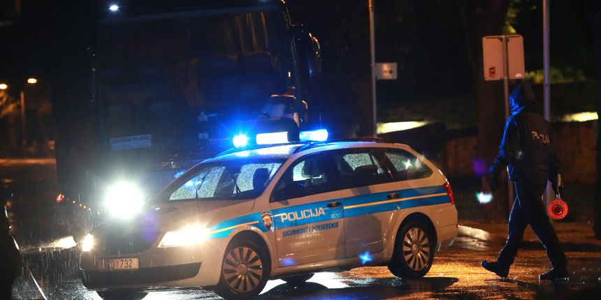 Split, noć, policija