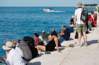 Đir po gradu, subotnja špica, 11. listopada 2025. postsezona morske orgulje turisti u zadru