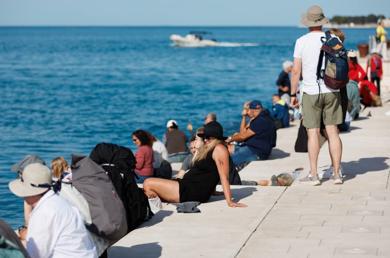 Đir po gradu, subotnja špica, 11. listopada 2025. postsezona morske orgulje turisti u zadru