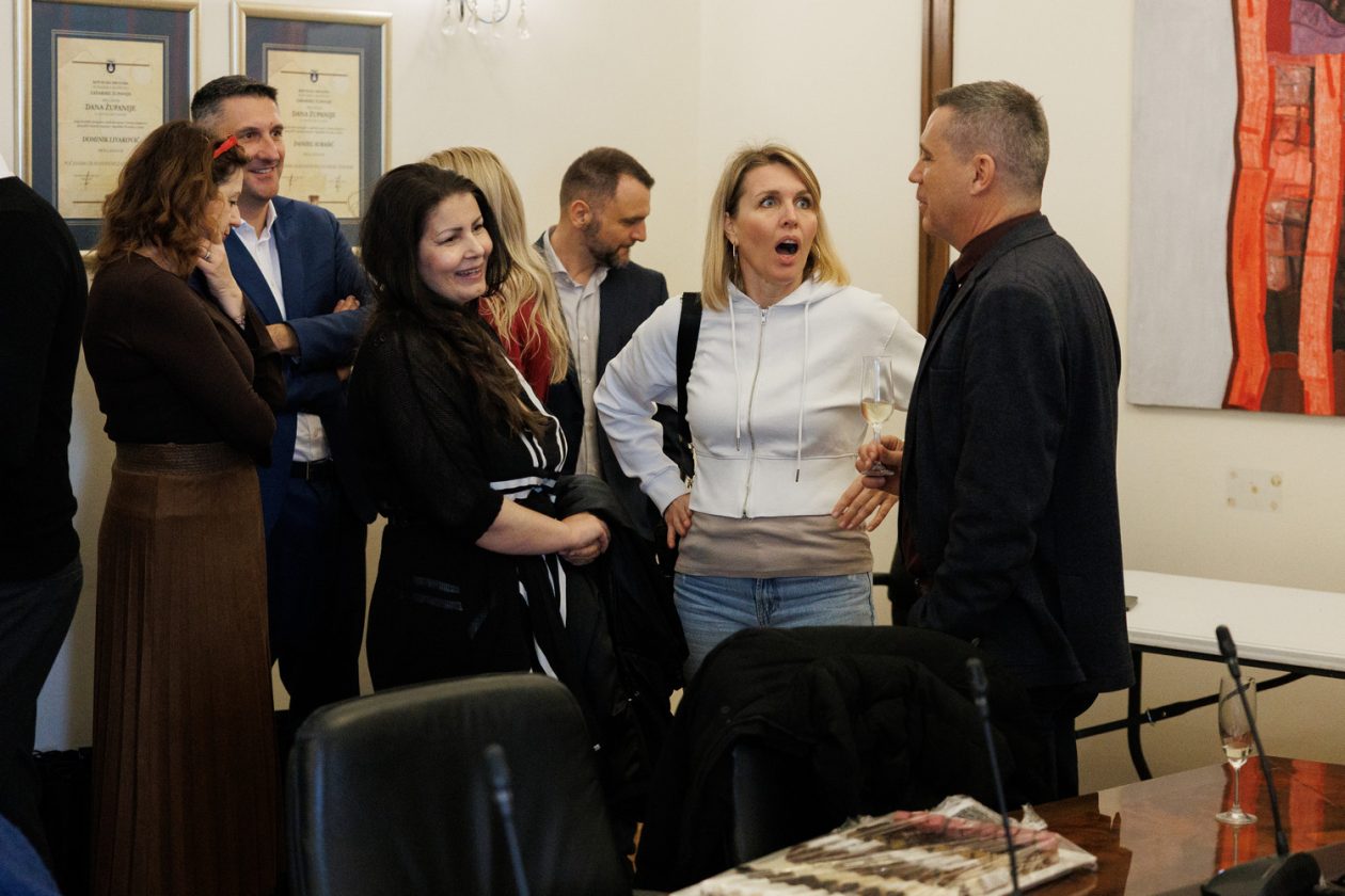 Župan Bilaver u velikoj vijećnici organizirao prijem za novinare