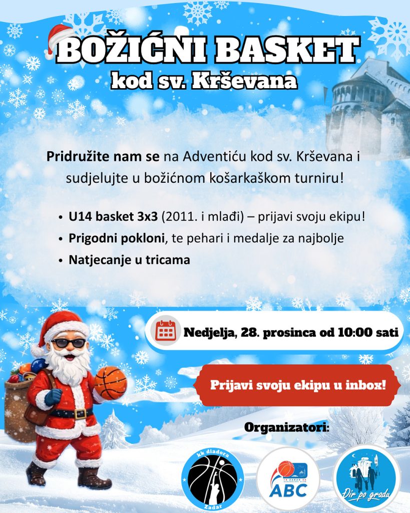 Božićni basket kod sv. Krševana