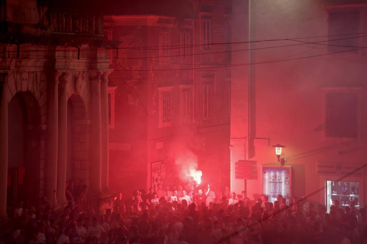 Zadar: Doček košarkaša Zadra nakon osvajanja naslova prvaka Hrvatske