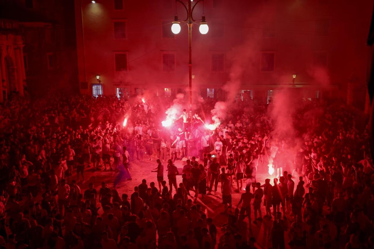 Zadar: Doček košarkaša Zadra nakon osvajanja naslova prvaka Hrvatske