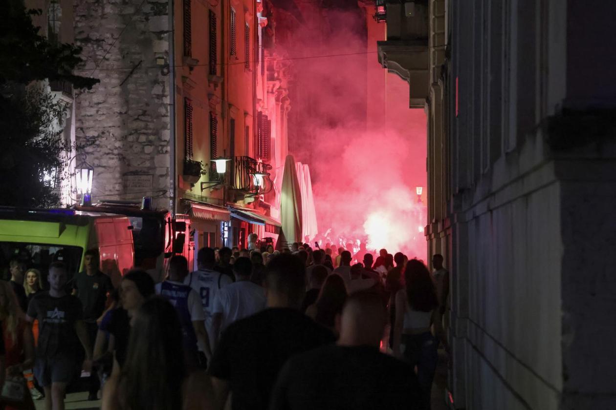 Zadar: Doček košarkaša Zadra nakon osvajanja naslova prvaka Hrvatske