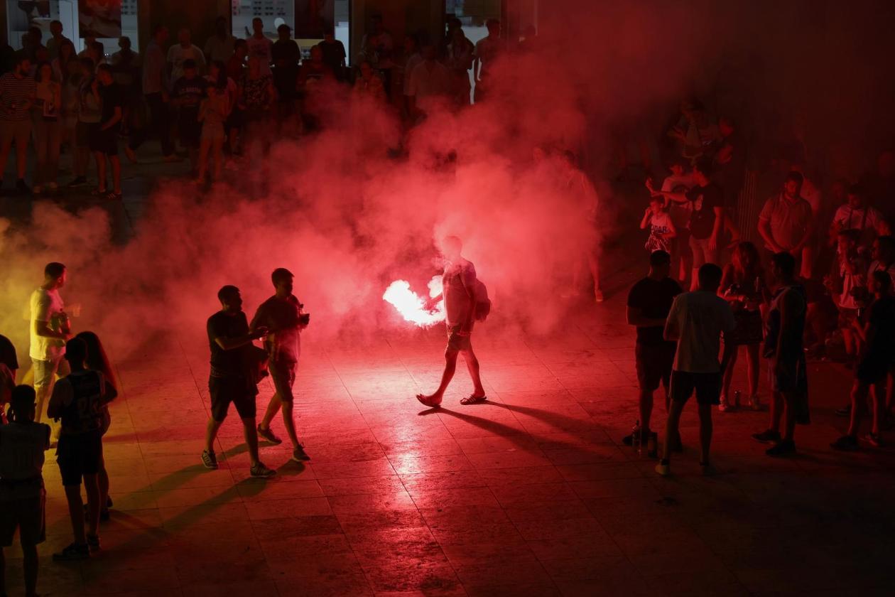 Zadar: Doček košarkaša Zadra nakon osvajanja naslova prvaka Hrvatske