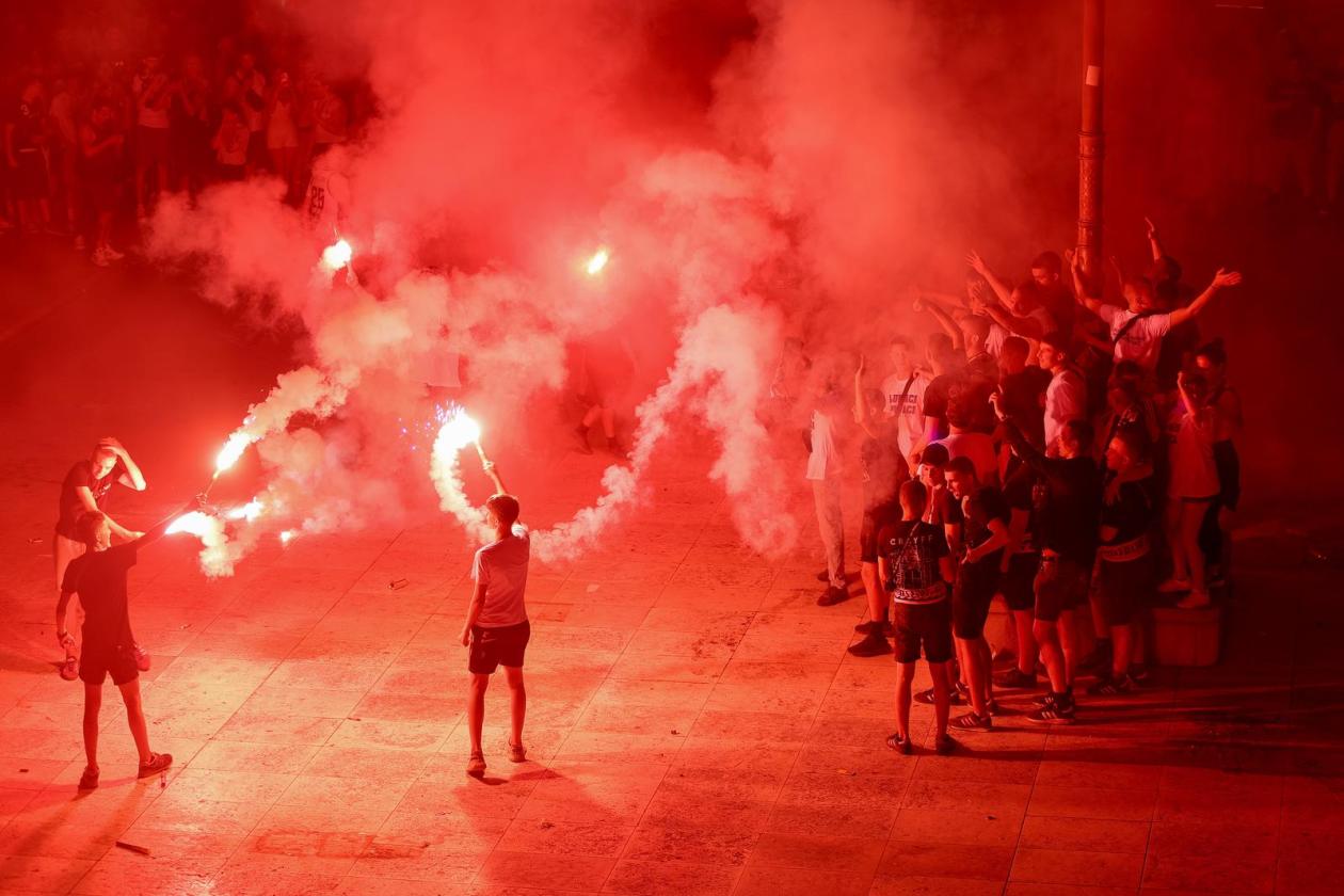 Zadar: Doček košarkaša Zadra nakon osvajanja naslova prvaka Hrvatske