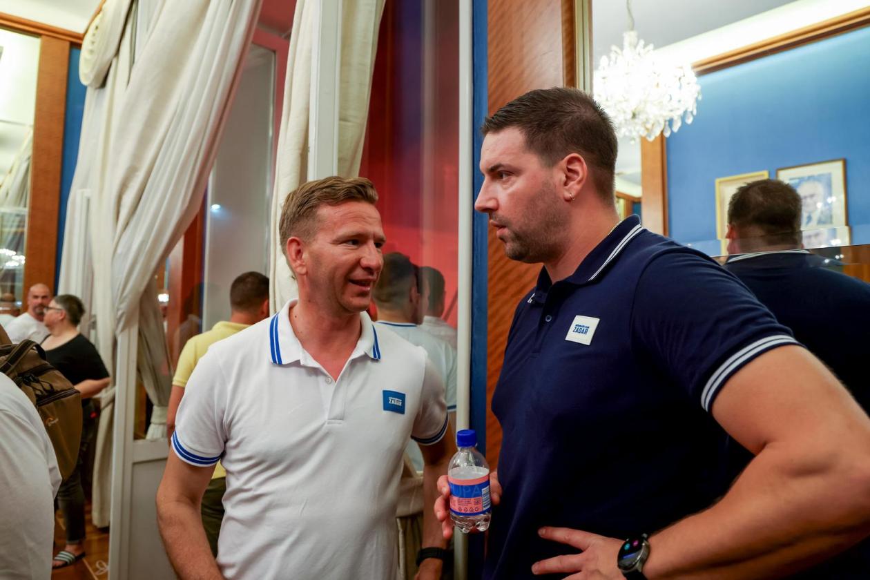 Zadar: Doček košarkaša Zadra nakon osvajanja naslova prvaka Hrvatske