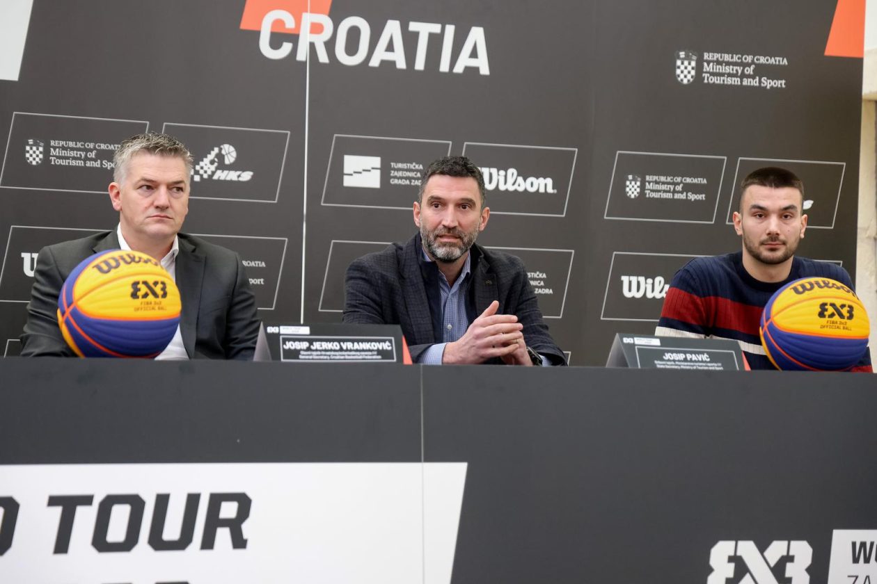 Zadar: Konferencija za medije povodom najave FIBA 3×3 World Tour Zadar 2026.