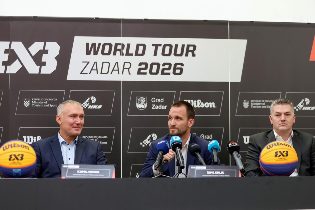 Zadar: Konferencija za medije povodom najave FIBA 3×3 World Tour Zadar 2026.
