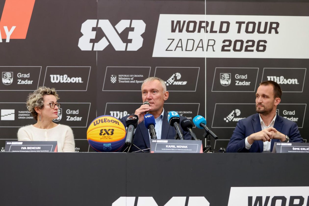 Zadar: Konferencija za medije povodom najave FIBA 3×3 World Tour Zadar 2026.
