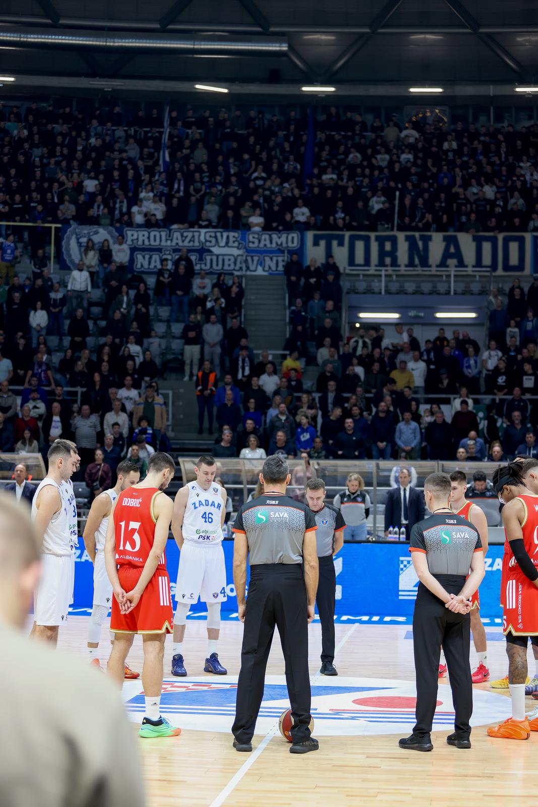 Zadar: Zadar i Crvena zvezda odigrali utakmicu 15. kola AdmiralBet ABA lige