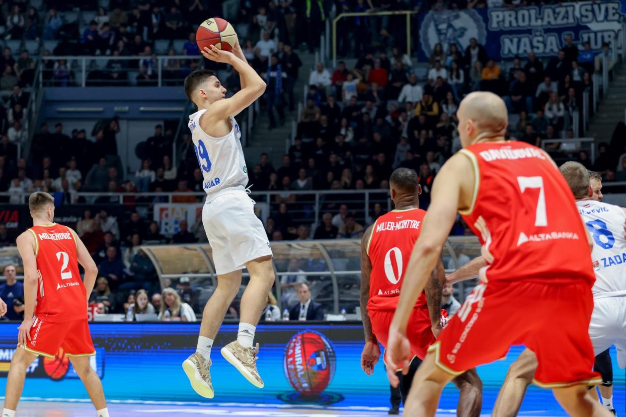 Zadar: Zadar i Crvena zvezda odigrali utakmicu 15. kola AdmiralBet ABA lige