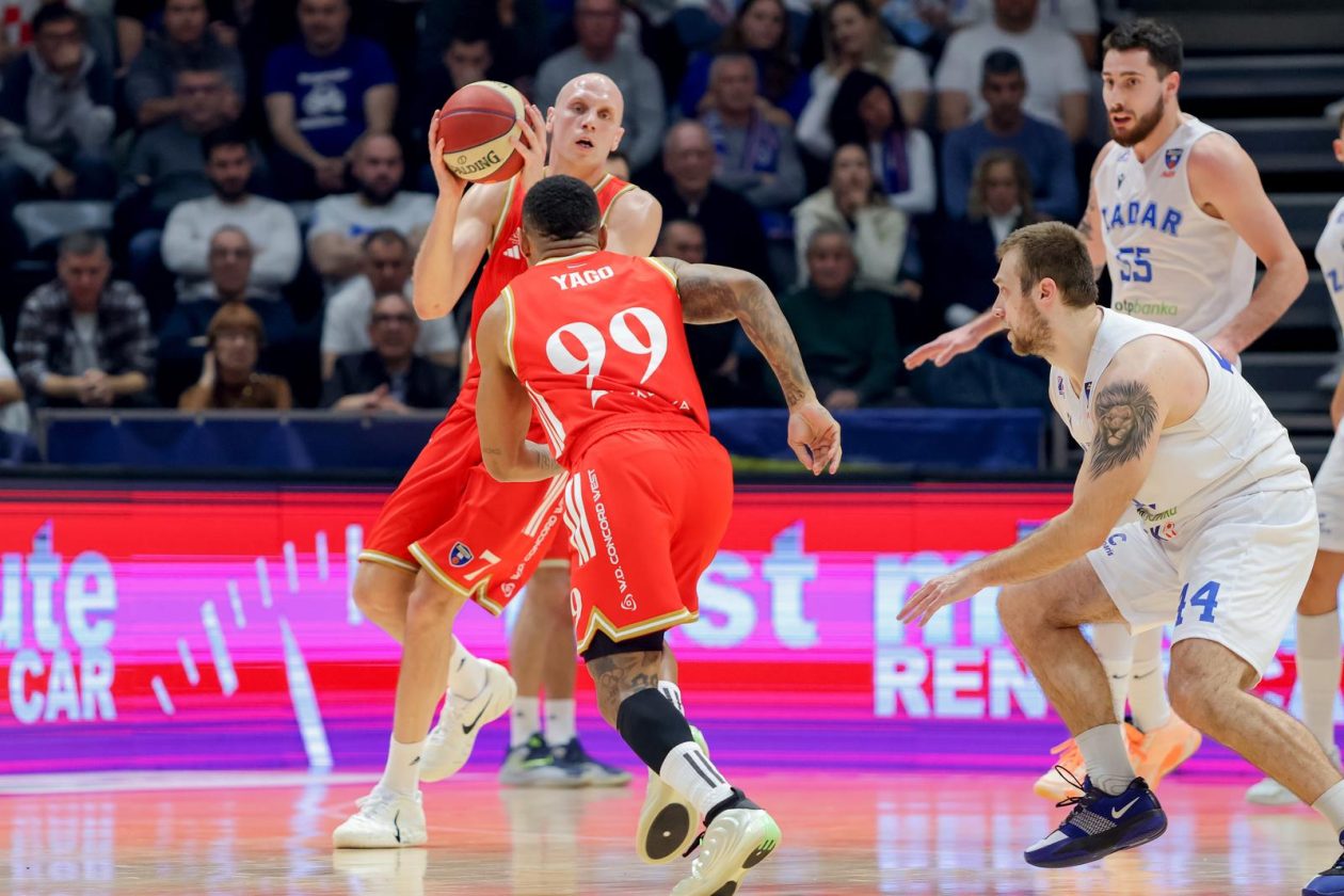 Zadar: Zadar i Crvena zvezda odigrali utakmicu 15. kola AdmiralBet ABA lige
