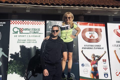 Natalija Gulin i trener Damir Aljinović – foto Natalija Gulin i trener Damir Aljinović – foto