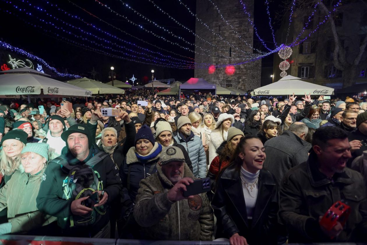 Zadar: Rockstar show uveo je Zadar u 2026. godinu