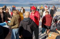 Zadar: Novogodišnje kupanje na Morskim orguljama