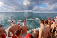 Zadar: Novogodišnje kupanje na Morskim orguljama