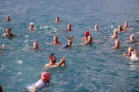 Zadar: Novogodišnje kupanje na Morskim orguljama